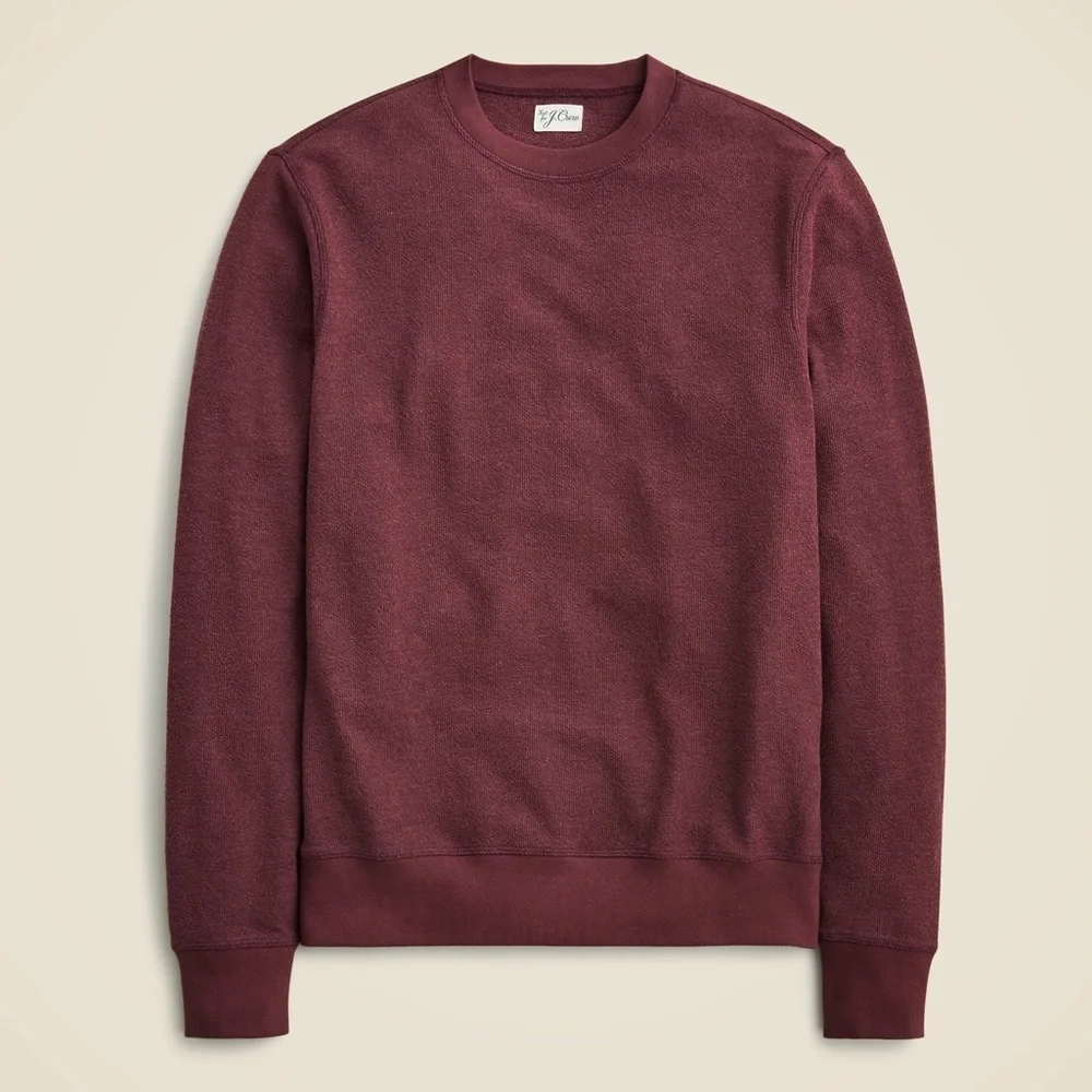 J.Crew Long-sleeve textured sweater-tee